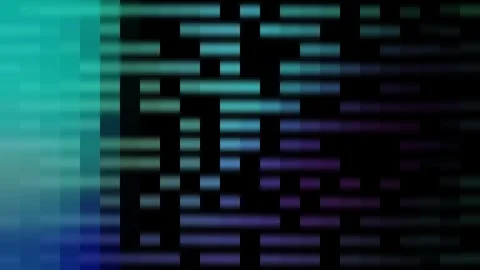 Dynamic modern technology background with sleek blue and green elements Stock Footage 322122280