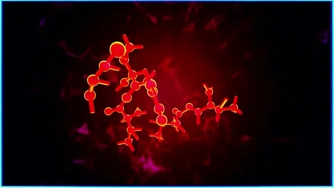 Dynamic Molecular Particles in 4K | Scientific Research and Technology Stock-Footage 300766799