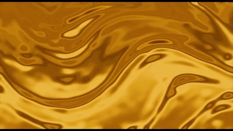 Dynamic Molten Gold Fluid Animation, Shimmering Texture Stock Footage 315609917