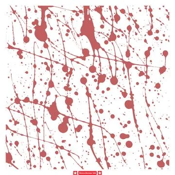 Dynamic Monochrome Ink Blotch Vector Design for Expressive Graphic Art Stock Illustration