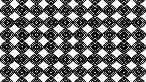 Dynamic Monochrome Motion Graphics: Black &amp; White Tile Pattern  Stock Footage 274032743