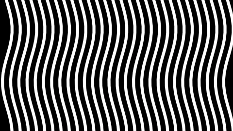 Dynamic Monochrome Wave Pattern Animation for Modern Abstract Backgrounds Stock Footage 343633488