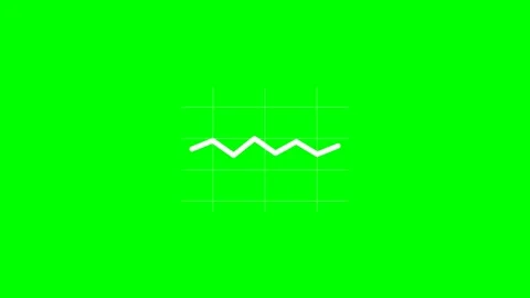 Dynamic motion of abstract green waveforms and oscillating lines in a vibra.. Vídeo Stock 338313855