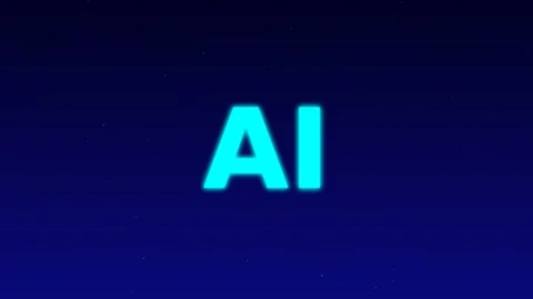 Dynamic motion of AI technology in futuristic digital environment for innov.. 库存影片 342761982