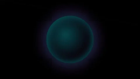 Dynamic Motion Animation of Glowing Number Eight in Digital Environment. Stock-Footage 336610973