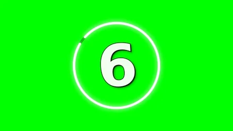 Dynamic Motion Animation of Green Circle on Bright Background. Stock-Footage 336611001