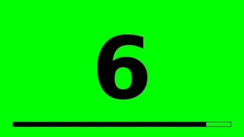Dynamic Motion Animation of Number Counters in Bright Green Background. 動画素材 336611114