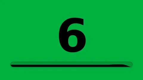 Dynamic Motion Animation of Number Sequence with Vibrant Colors. Stock Footage 336611905