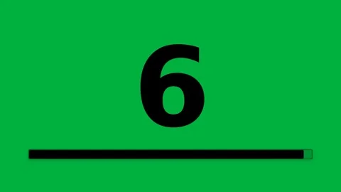 Dynamic Motion Animation of Number Two Five Eight. Vídeos de archivo 336611692