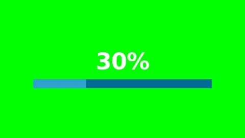 Dynamic Motion Animation of Progress Bars with Vivid Colors. Vídeos de archivo 336611198