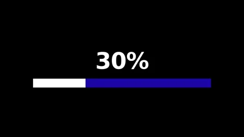 Dynamic Motion Animation of Progress Bars in Digital Interface. Stock Footage 336611510