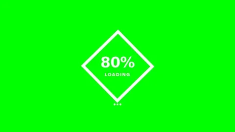 Dynamic Motion Animation of Progress Bars with Vivid Green Background. Vídeo Stock 336611603