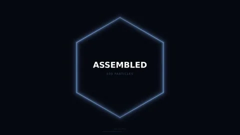 Dynamic Motion of Assembled Digital Particles in a High-Tech Environment fo.. 库存影片 342618908