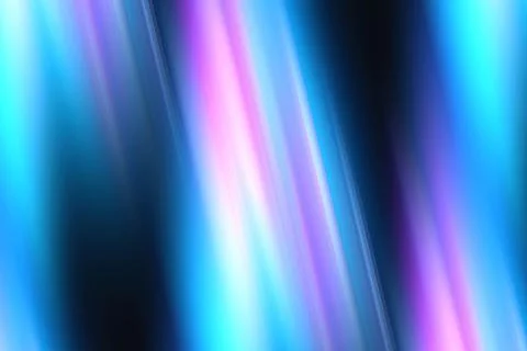 Dynamic motion blur of neon blue and pink light streaks over dark backgroun.. Stock Illustration