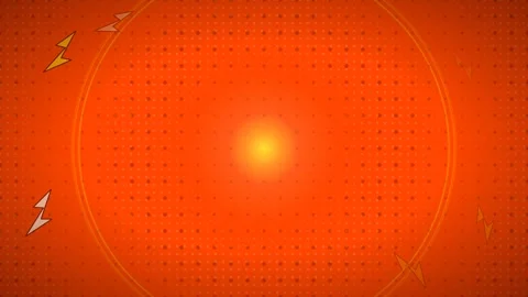 Dynamic Motion of Bright Orange Digital Grid with Circular Patterns for Tec.. Видео 338313966