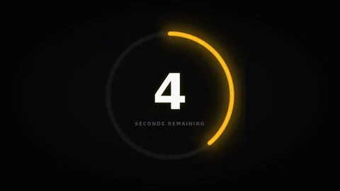 Dynamic motion of colorful countdown circles in digital interface for techn.. 库存影片 342559592