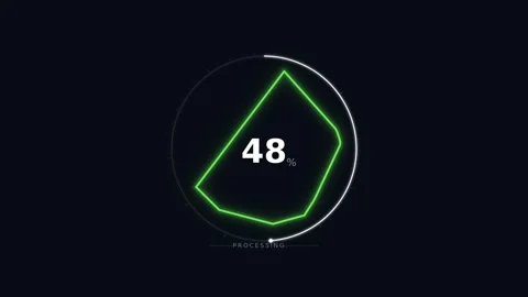 Dynamic motion of colorful digital countdown timers with glowing neon effects 库存影片 342536603