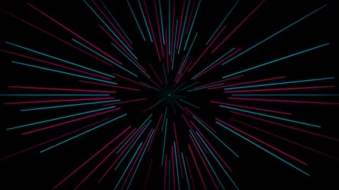 Dynamic Motion of Colorful Light Rays Expanding in a Circular Pattern for V.. Vidéo 342629530
