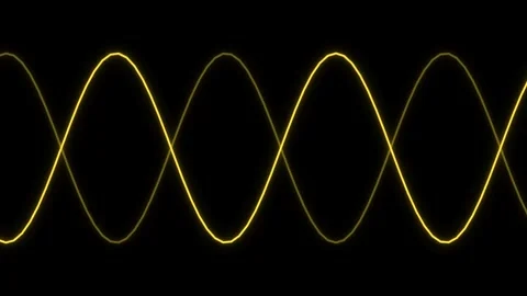 Dynamic Motion of Colorful Light Waves in Motion for Visual Effect and Digi.. Stockbeeldmateriaal 342566754