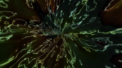 Dynamic motion of colorful lights in a dark space Stock Footage 339794578