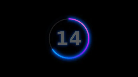 Dynamic Motion of Colorful Neon Circular Animation for Visual Effects. 库存影片 336610774