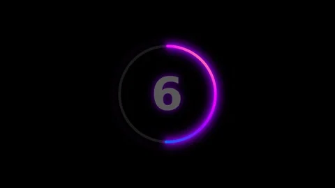Dynamic Motion of Colorful Neon Circular Animation. 库存影片 336610846