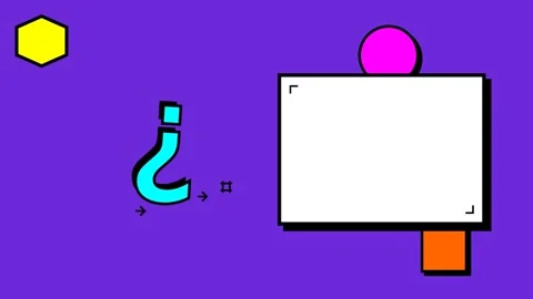 Dynamic Motion of Colorful Question Mark Graphics with Interactive Elements.. Stock Footage 342570192