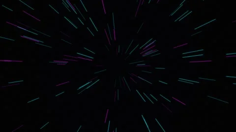 Dynamic motion of colorful streaks in space creating an abstract visual eff.. 库存影片 342766150