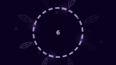 Dynamic Motion Countdown Timer Animation with Glowing Numbers. Stock-Footage 336611370