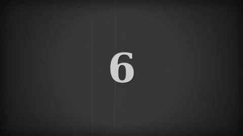 Dynamic motion countdown video with animated numbers eight five two for cou.. Video stock 342540481