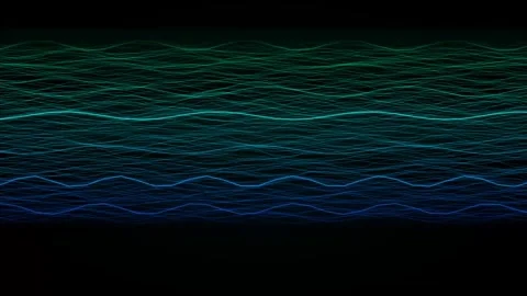 Dynamic Motion of Digital Lines in Abstract Motion Graphics for Visual Effect 库存影片 342651219