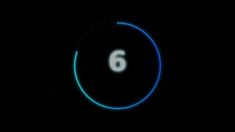 Dynamic motion of glowing neon circles in space creating futuristic visual .. 库存影片 342529810