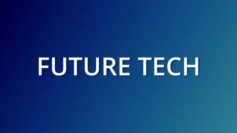 Dynamic motion graphic exploration of future tech innovations in a virtual Stock Footage 318455371