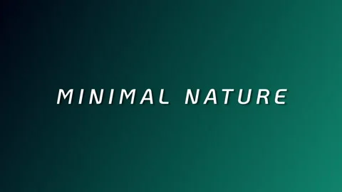 Dynamic motion graphic showcasing minimal nature elements urban environment Stock Footage 318459888