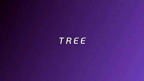Dynamic motion graphic of tree patterns in nature captivating visuals in a Vidéo 318461092