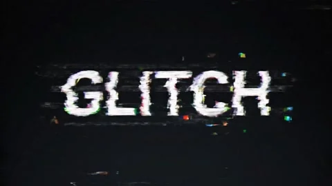 Dynamic Motion Graphics with Glitch Text Animation Stock Footage 314805450