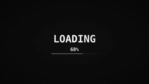 Dynamic motion loading screen with progress bar animation for digital inter.. 库存影片 342551440