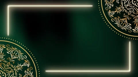 Dynamic Motion Loop Cosmic Weaver Mandala Ramadan Background Stock Footage 327718259