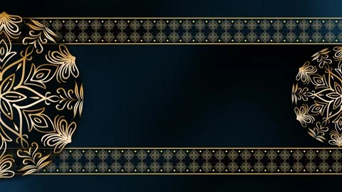 Dynamic Motion Loop Luna Zenith Mandala Ramadan Background Stock Footage 327718284