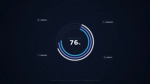 Dynamic Motion Progress Bar Animation Video Showing Loading and Data Transfer 库存影片 342526297