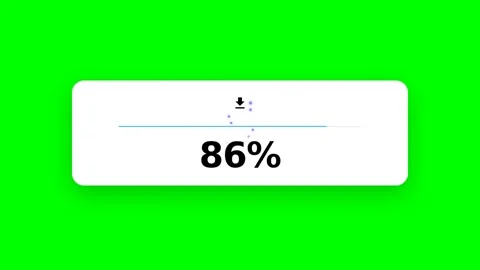 Dynamic Motion of Progress Bars in Animation Sequence. 库存影片 336611078