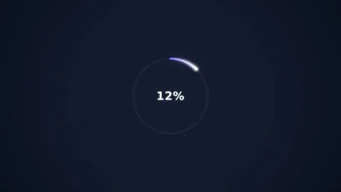 Dynamic Motion Progress Indicators Video Showing Loading and Updating Anima.. 库存影片 342632923