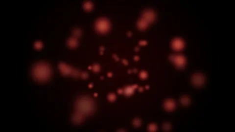 Dynamic motion of red glowing particles in motion creating mesmerizing visu.. Stock Footage 342649729
