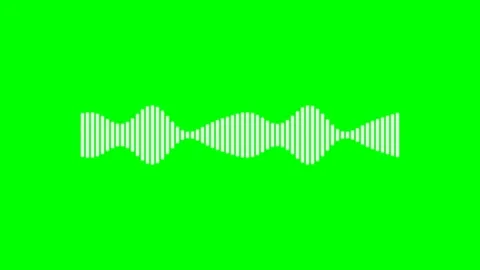 Dynamic motion of sound waves in digital audio visualization for music prod.. Stockbeeldmateriaal 342664483