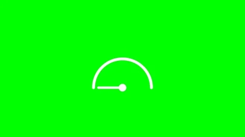 Dynamic motion of a speedometer gauge in a high-energy video sequence. Stock-Footage 338313949