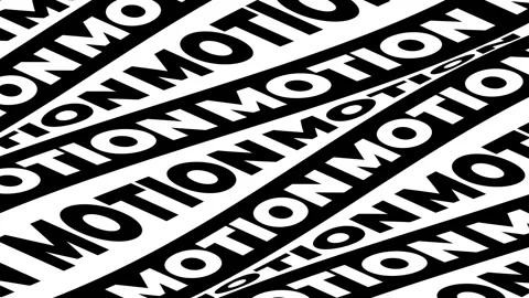 Dynamic Motion Typography Pattern in Black and White Abstract Design Video stock 341926606