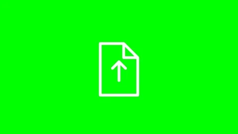 Dynamic motion of upload and download icons in a vibrant green background f.. 스톡 동영상 338313742