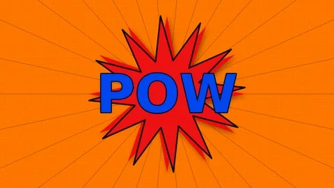 Dynamic motion video featuring comic book style explosion effects with BOOM.. Video stock 342536268