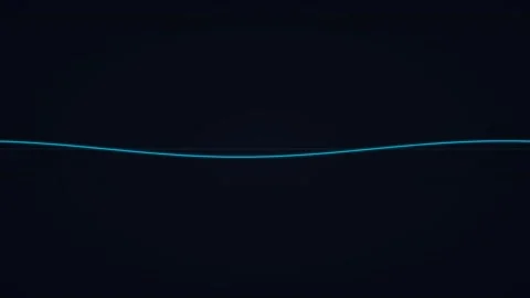 Dynamic motion video of glowing neon waveforms illustrating digital data fl.. 库存影片 338313764