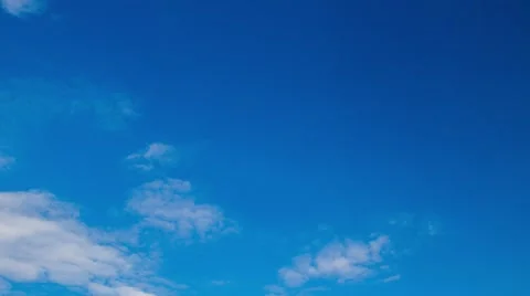 The dynamic movement of clouds in the summer sky. Timelapse. Stock Footage 67628016